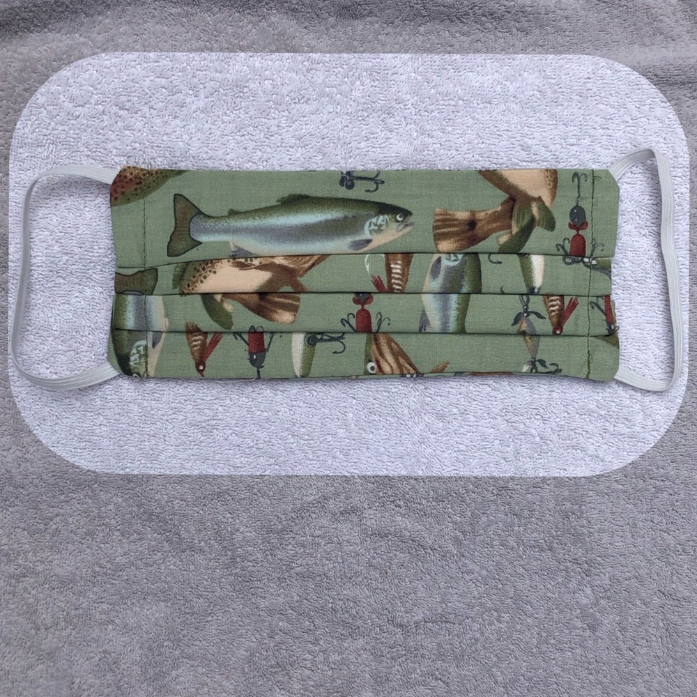 Gone Fishing Face Mask